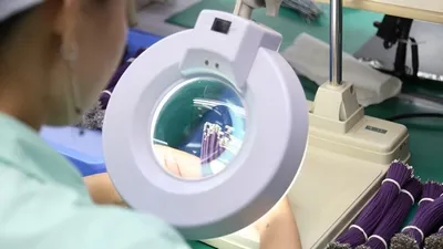 Контроль с использованием увеличительного стекла